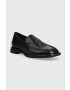 Vagabond Shoemakers mocasini de piele BRITTIE femei culoarea negru cu toc plat 5451.001.20 - Pled.ro