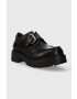 Vagabond Shoemakers mocasini de piele COSMO 2.0 femei culoarea negru cu platforma 5449.301.20 - Pled.ro