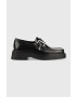 Vagabond Shoemakers mocasini de piele EYRA femei culoarea negru cu toc plat 5550.101.20 - Pled.ro