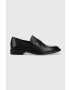 Vagabond Shoemakers mocasini de piele Frances 2.0 femei culoarea negru cu toc plat - Pled.ro