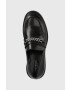 Vagabond Shoemakers mocasini de piele Kenova femei culoarea negru cu platforma - Pled.ro