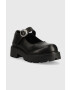 Vagabond Shoemakers pantofi de piele COSMO 2.0 femei culoarea negru cu toc plat - Pled.ro