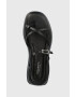 Vagabond Shoemakers sandale de piele Courtney femei culoarea negru cu platforma - Pled.ro