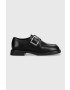 Vagabond Shoemakers mocasini de piele JACLYN femei culoarea negru cu toc plat 5638.001.20 - Pled.ro