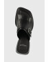 Vagabond Shoemakers slapi de piele INES femei culoarea negru cu toc drept 5511.001.20 - Pled.ro