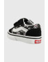 Vans adidasi de piele intoarsa pentru copii TD Old Skool V ZEBR BLACK culoarea negru - Pled.ro