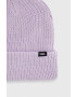 Vans caciula culoarea violet din tricot gros - Pled.ro