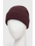 Vans caciula culoarea bordo din tricot gros - Pled.ro