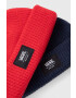 Vans caciula copii LITTLE GROM BEANIE 2-pack culoarea rosu - Pled.ro