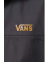 Vans geaca cu doua fete femei culoarea negru de tranzitie oversize - Pled.ro