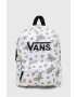 Vans ghiozdan copii GIRLS REALM H20 BACKPACK culoarea bej mare modelator - Pled.ro