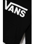 Vans hanorac de bumbac pentru copii CLASSIC PO culoarea negru cu glugă cu imprimeu - Pled.ro