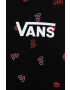 Vans hanorac de bumbac pentru copii LOVE HOODIE Black culoarea negru cu glugă modelator - Pled.ro