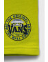 Vans pantaloni scurți din bumbac pentru copii OFF THE WALL COMPANY FL EVENING PRIMROS culoarea verde talie reglabila - Pled.ro