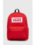 Vans rucsac Old Skool culoarea rosu mare cu imprimeu - Pled.ro