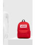 Vans rucsac Old Skool culoarea rosu mare cu imprimeu - Pled.ro