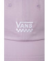 Vans șapcă de baseball din bumbac culoarea violet cu imprimeu - Pled.ro