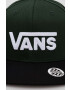 Vans șapcă din bumbac pentru copii BY DROP V II SNAPBACK BOYS culoarea verde cu imprimeu - Pled.ro