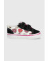 Vans sneakers pentru copii TD Old Skool V LOVE BLKPK culoarea negru - Pled.ro