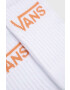 Vans sosete 3-pack femei culoarea alb - Pled.ro