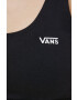 Vans sutien sport culoarea negru neted - Pled.ro