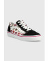 Vans tenisi copii JN Old Skool LOVE BLKPK culoarea negru - Pled.ro