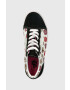 Vans tenisi copii JN Old Skool LOVE BLKPK culoarea negru - Pled.ro