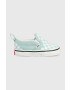 Vans tenisi copii TD Slip On V CTHR CHBD MBLUE culoarea turcoaz - Pled.ro