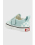 Vans tenisi copii TD Slip On V CTHR CHBD MBLUE culoarea turcoaz - Pled.ro