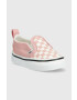 Vans tenisi copii TD Slip On V MDPIN culoarea roz - Pled.ro