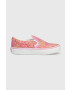 Vans tenisi copii UY Classic Slip On CTHR CHBD TRDWN culoarea portocaliu - Pled.ro