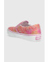 Vans tenisi copii UY Classic Slip On CTHR CHBD TRDWN culoarea portocaliu - Pled.ro