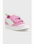 Vans tenisi copii UY ComfyCush New Skool V SUNN CYCLM culoarea violet - Pled.ro