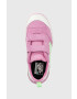 Vans tenisi copii UY ComfyCush New Skool V SUNN CYCLM culoarea violet - Pled.ro