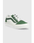 Vans tenisi copii UY Old Skool BLACK culoarea verde - Pled.ro