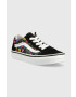 Vans tenisi copii UY Old Skool FLRL BLKWH culoarea negru - Pled.ro