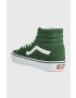 Vans tenisi SK8-Hi culoarea verde VN0005U96QU1 - Pled.ro