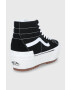 Vans teniși UA SK8-Hi Stacked femei culoarea negru VN0A4BTW5ZN1-BLACK - Pled.ro