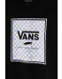 Vans tricou de bumbac pentru copii BOX FILL FLORAL CREW culoarea negru cu imprimeu - Pled.ro