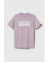 Vans tricou de bumbac pentru copii BY CLASSIC BOYS culoarea violet cu imprimeu - Pled.ro