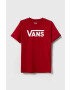 Vans tricou de bumbac pentru copii BY CLASSIC KIDS culoarea rosu cu imprimeu - Pled.ro