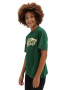 Vans tricou de bumbac pentru copii BY OTW LOGO FILL BOY EDEN/CHECKERBOA culoarea verde modelator - Pled.ro