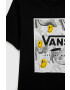 Vans tricou de bumbac pentru copii BY PRINT BOX BOYS Black/Charcoal - Pled.ro