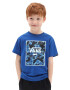 Vans tricou de bumbac pentru copii BY PRINT BOX KIDS BLBLU cu imprimeu - Pled.ro