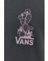 Vans tricou din bumbac culoarea alb - Pled.ro