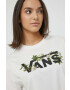 Vans tricou din bumbac culoarea bej - Pled.ro