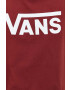 Vans tricou din bumbac culoarea verde - Pled.ro