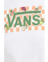 Vans tricou din bumbac culoarea alb - Pled.ro