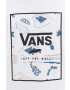 Vans tricou din bumbac culoarea alb cu imprimeu - Pled.ro