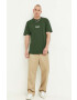 Vans tricou din bumbac culoarea verde cu imprimeu - Pled.ro